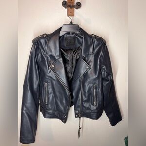 Blank NYC Black Faux Leather Jacket